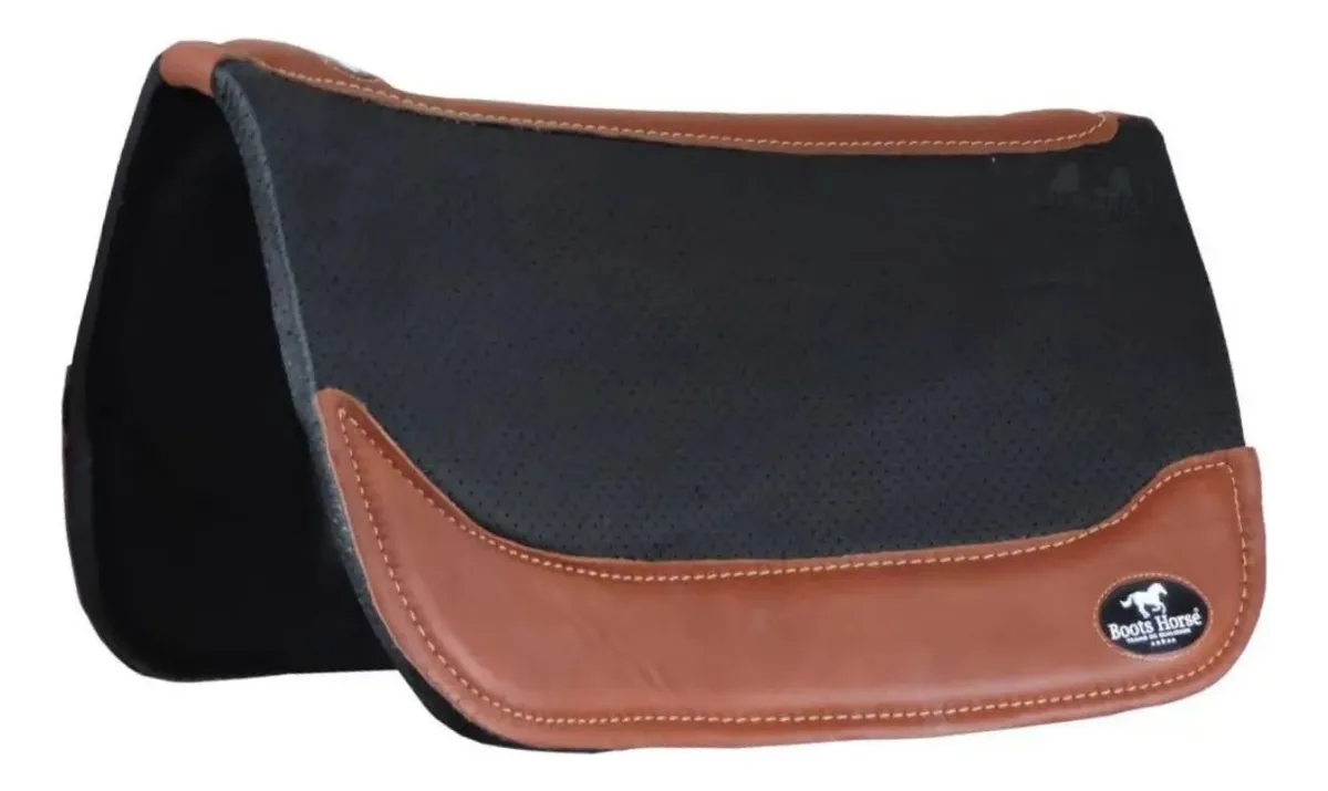 Manta Para Vaquejada Com Pelego Air Max Pad Boots Horse Fundo Preto Sem Pelego
