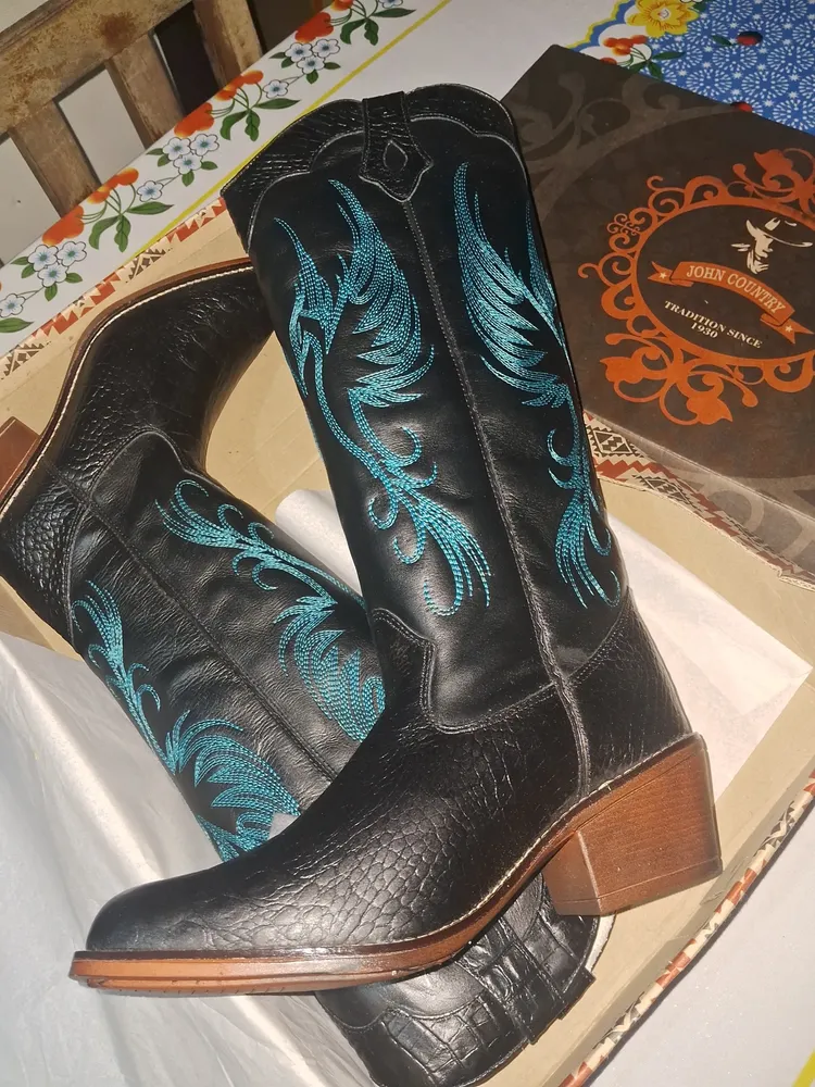 Bota Montaria Feminina John Country Várias Cores Em Couro