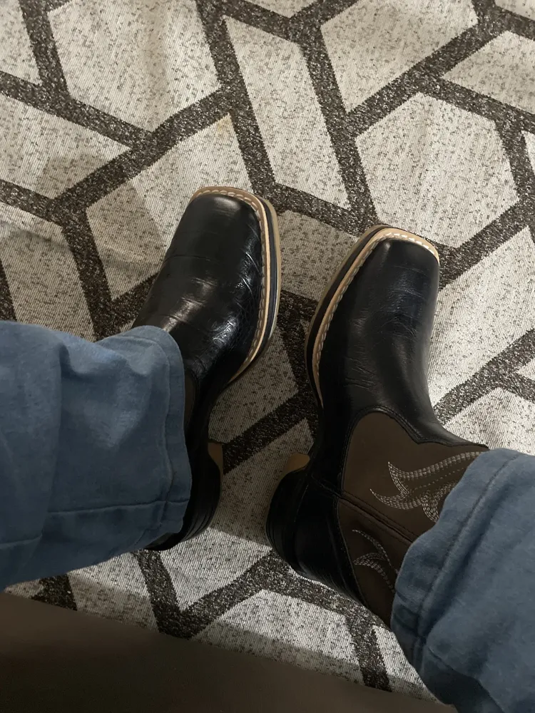 Bota Texana Masculina Premium 100% Couro Sola Jump Territory