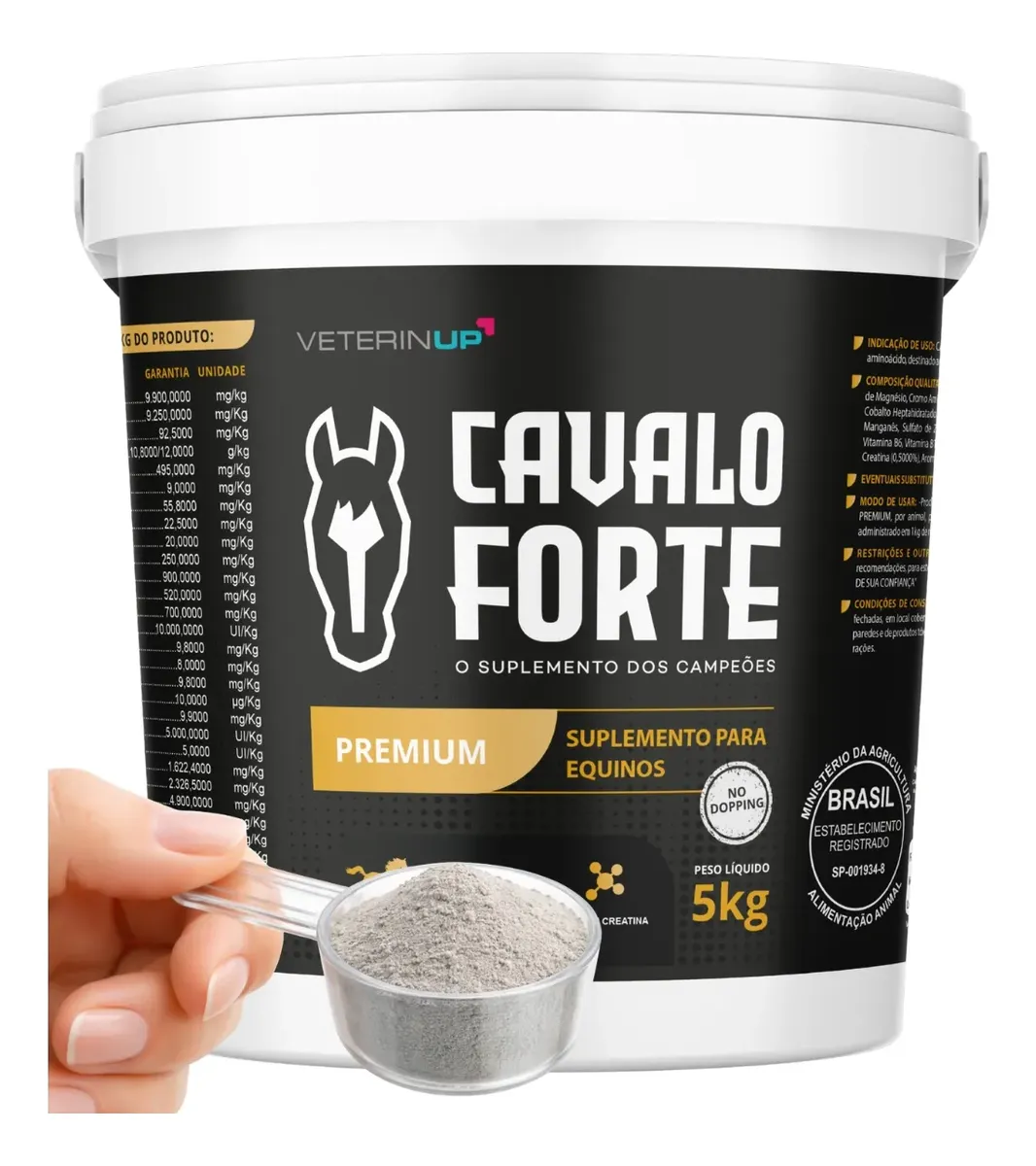 5kg Cavalo Forte Premium Suplemento Cavalo Equinos
