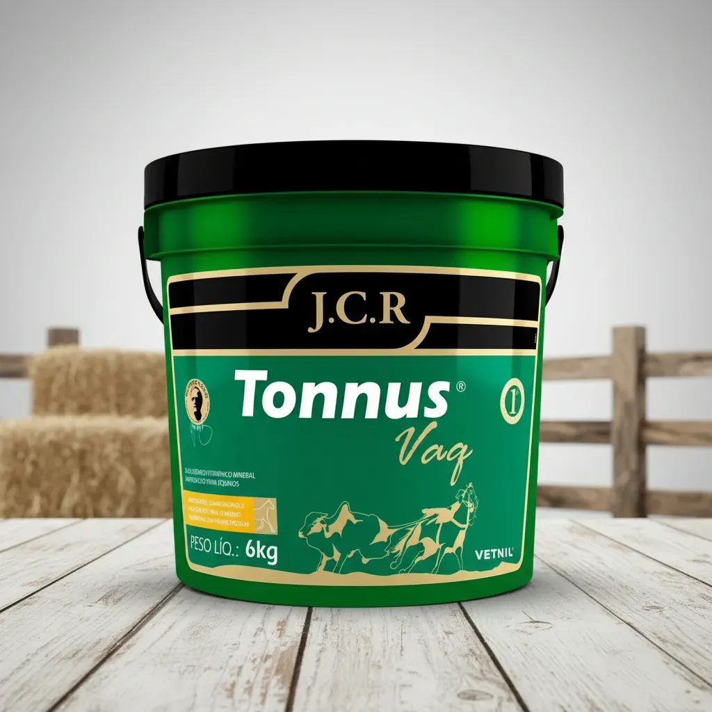 Suplemento Tónus muscular Equino Vaquejada JCR Vetnil Balde 6kg