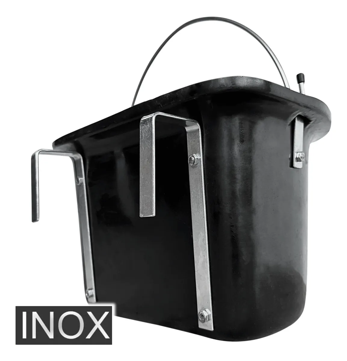 Cocho Ultra Resistente Com Alça Inox Para Cavalos Forte Am