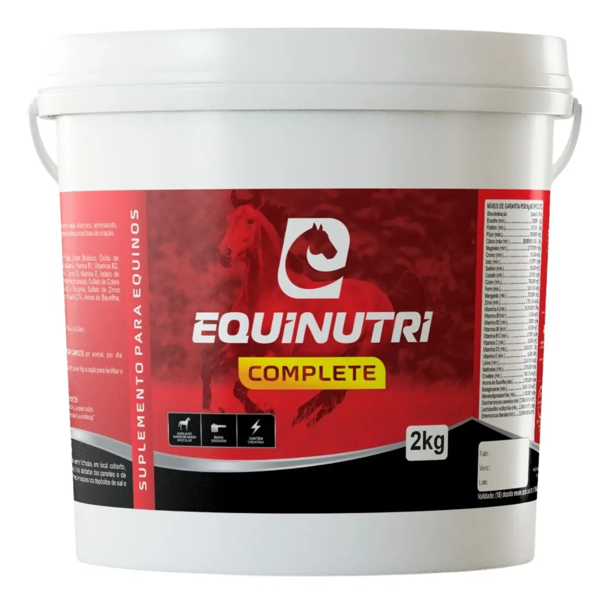 Equinutri Complete - Suplemento Aminoácidos 2l Pó